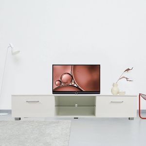 White TV Entertainment Cabinet Unit