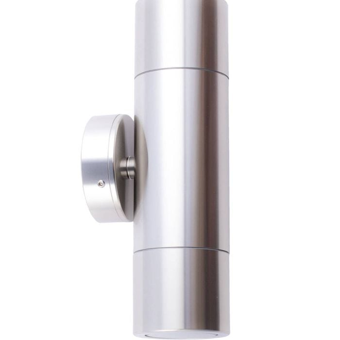 CLA Lighting GU10 Exterior Wall Pillar Up/Down Spot Light (316 Stainless Steel) IP65