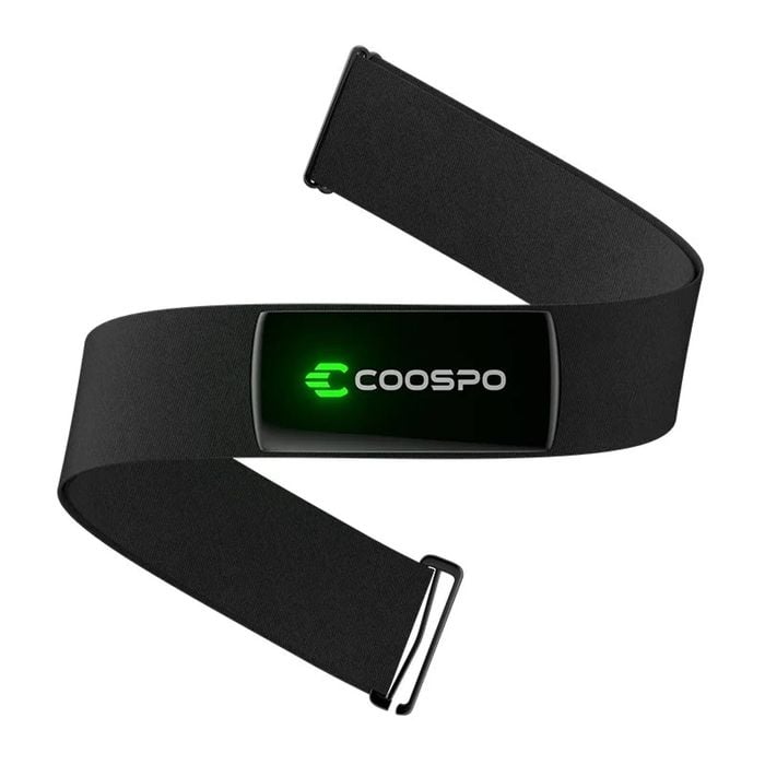 NNEOBA Rechargeable Heart Rate Monitor Chest Strap Bluetooth Black