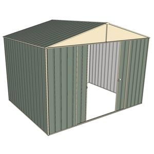 Build-a-Shed 3.0 x 2.3 x 2.3m Double Sliding Door Shed - Green