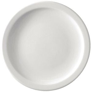 Olympia Athena Narrow Rimmed Plates White 284mm 36 Pack Dinnerware Commercial Grade