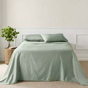 Ashton Queen Bed Sheet Set Green MyHouse