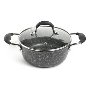 Classica Diamond Stone 20cm Casserole w/ Lid 2.25L Capacity Cooking Pan