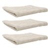 3x Bas Phillips Cairo Ribbed Collection Cotton Hand Towel 60x40cm Desert