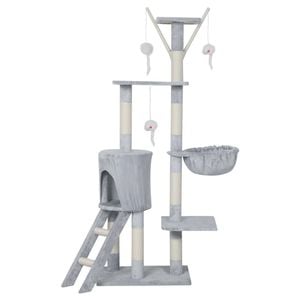 PaWz 143cm Multi-Level Cat Tree Scratching Tower