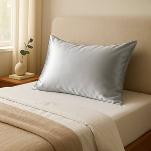 Royal Comfort Pure Silk Pillowcase 100% Mulberry Hypoallergenic Silver Standard