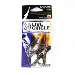 Sasame F301 Live Octopus Circle Bait Fishing Hook 3/0