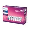 Philips LED Cool White Classic 4.6w GU10 Globe - 6 Pack
