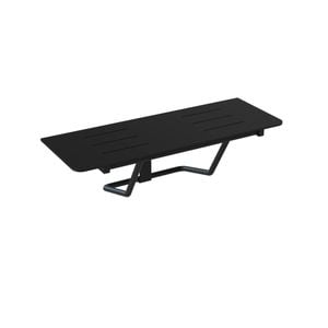 Bradley 32mm Matte Black Folding Shower Seat