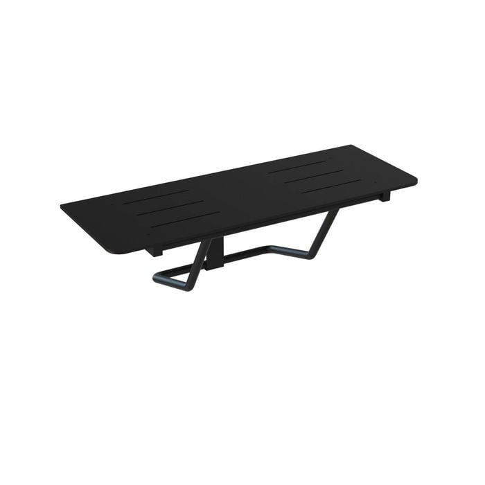 Bradley 32mm Matte Black Folding Shower Seat