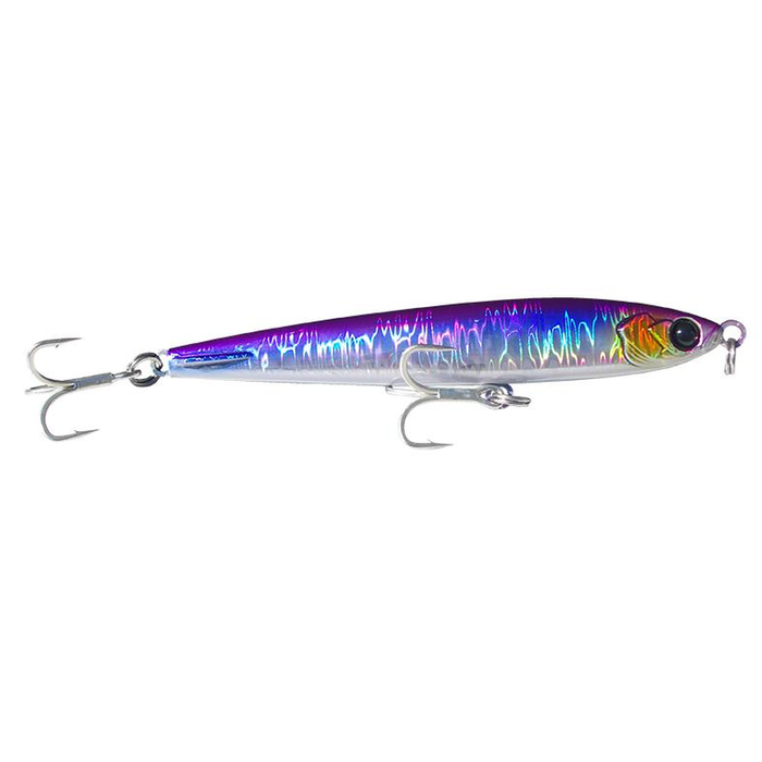 Profishent Master Glide 160mm Stickbait Hard Body Fishing Lure Purple Gold Silver Silver Blue