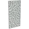 ProtectorAl 300-1200 x 1201-2400mm Palladium Silver Large Leaf Unframed Solid Aluminium Decorative Panel 