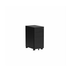Olg Tempo Mobile Pedestal Rounded Corners Black W300mm X D450mm X H592mm