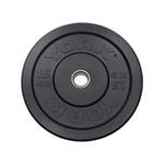 York 15KG Black Rubber Training Bumper Plate Single