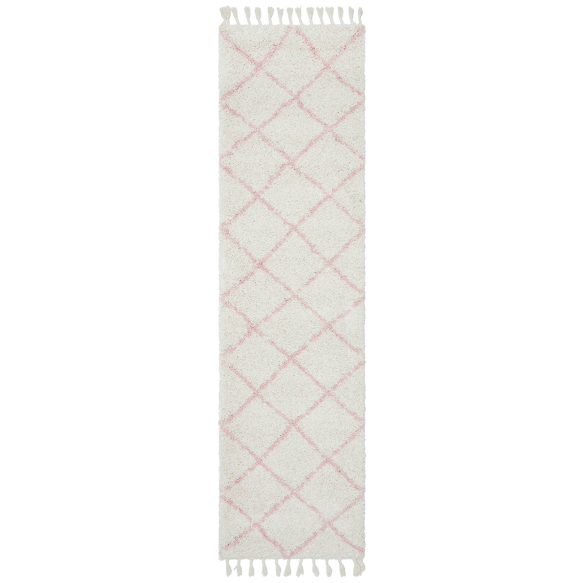 Rare 22 Off White 400x80cm - Large Runner Shaggy Indoor Rug - Bunnings ...