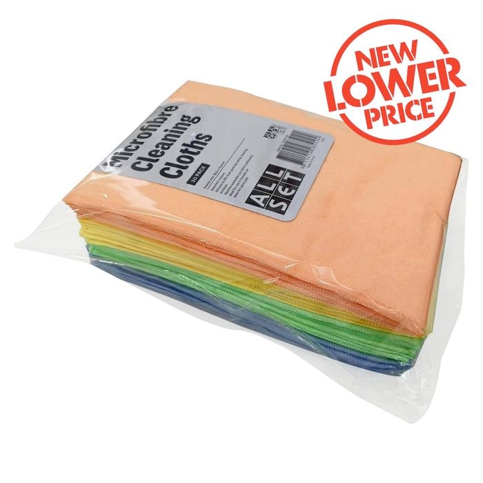 All Set Microfibre Cleaning Cloth - 20 Pack
