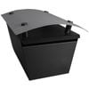 Sandleford Letterbox Post Mounted Magnum Black/Silver