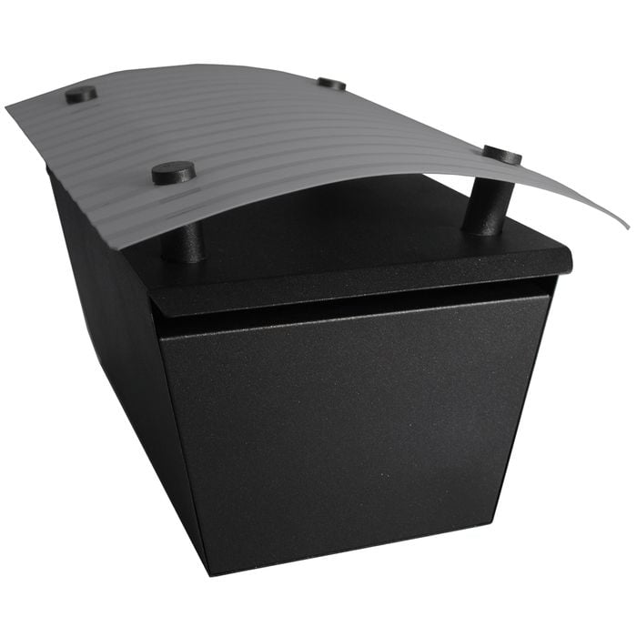 Sandleford Letterbox Post Mounted Magnum Black/Silver