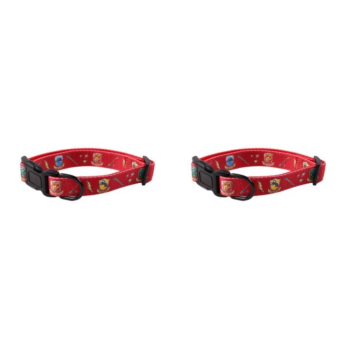 2PK Harry Potter Dog Neck Collar 23-43cm Adjustable Small - Red