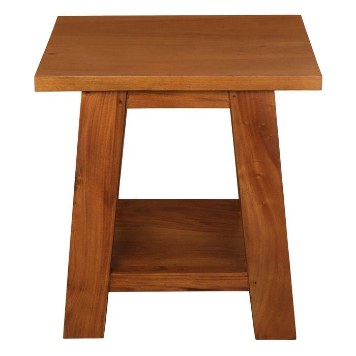 Centrum Furniture Tokyo Solid Mahogany Lamp Table - Light Pecan