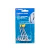 Zenith 50mm Zinc Plated Pegboard Hook - 4 Pack