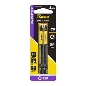 Kango 89mm TX20 HYPERTORQUE™ Impact Driver Bit - 2 Pack