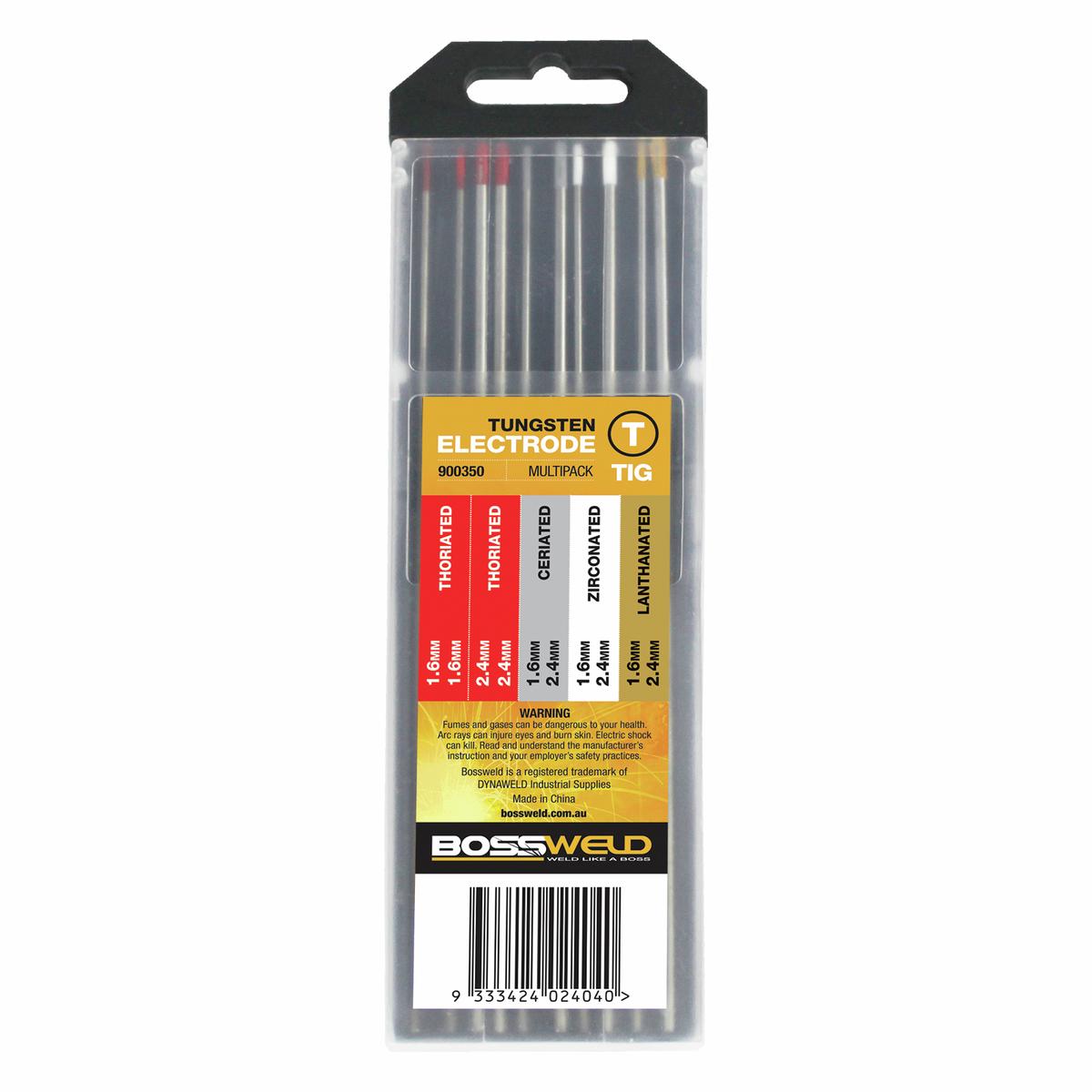 Bossweld Multi Pack Tungsten Electrodes - 10 Pack - Bunnings New Zealand