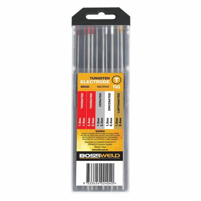 Bossweld Multi Pack Tungsten Electrodes - 10 Pack