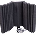 Auralex MudGuard Recording Microphone Isolation Shield w/Hardware Charcoal