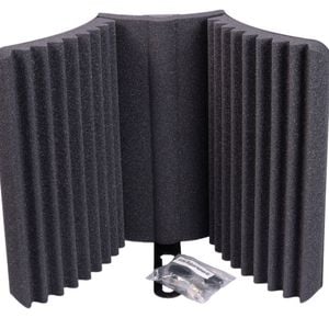Auralex MudGuard Recording Microphone Isolation Shield w/Hardware Charcoal