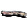 Italiacool Coner External Glass Curved Front Glass Deli Display  - Deli Display Fridges (cn90e)