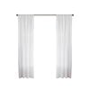 Smart Home Products White Coco Pencil Pleat Net Sheer Curtain - 150-230 x 213cm