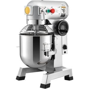 VEVOR Commercial Electric Food Mixer Stand Silver with 3 Speeds 450W