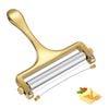 Catzon Adjustable Cheese Slicer with Stainless Steel Wire-Gold