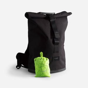 Decathlon - Waterproof Day/night Visibility Bag Cover 560 - Neon Yellow - Unique