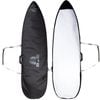 Summer vibes Lite Shortboard Surfboard Boardbag Cover - Black/White, 5.6