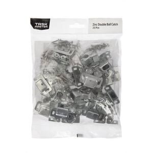 Taskmaster Zinc Double Roller Catch - Pack 20