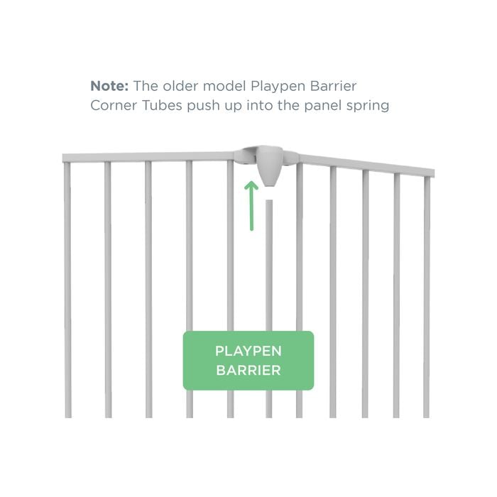 Perma Child Safety 65cm White Ultimate 3-In-1 Playpen Barrier Extension  Panel White