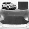 6D Diamond Car Boot Mat for Jeep Cherokee (KL)2014-Current-Cargo Mat-Black-Outback GT