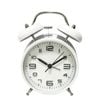 Catzon Analog Alarm Clock With Night Light Loud Ringing-white