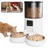 Advwin Automatic Pet Feeder 2 Bowls with Camera 4L Smart Dog Cat Food Dispenser Wifi App Control