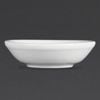 Olympia Soy Dishes Whiteware Porcelain Stackable 12 Pack 70mm Catering Tableware