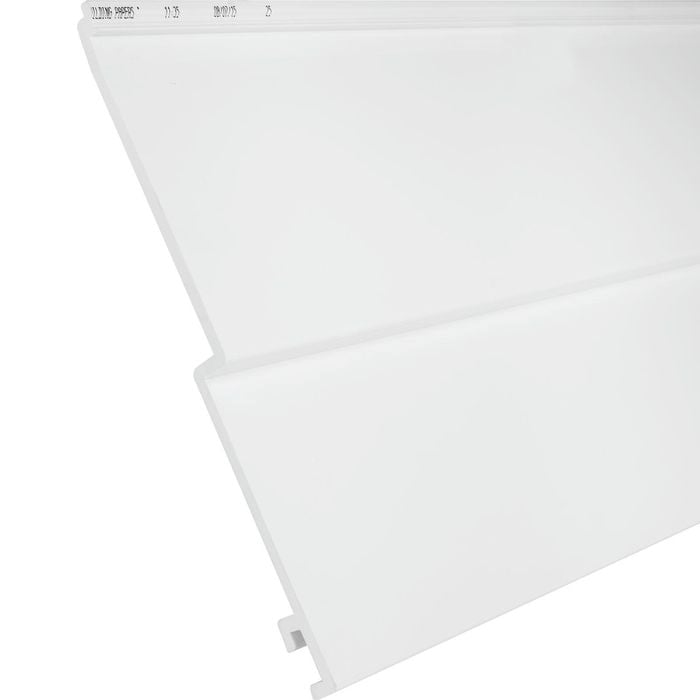 Palliside 6.3m Traditional Weatherboard - White