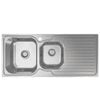 Abey EN LH 1 And 1/3 Bowl Stainless Steel Sink