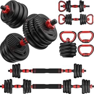 Fohoa 15kg Adjustable Dumbbell Set With Connector