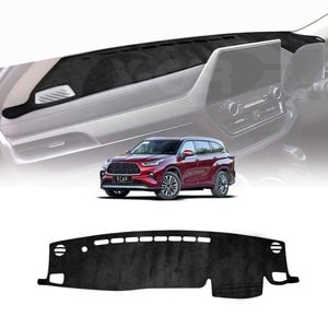Dash Mat for Toyota Kluger 2021-Onwards Microfiber Non-Slip Pad Cover Interior Accessories