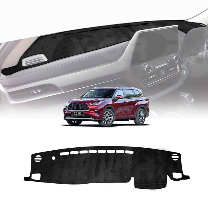 Dash Mat for Toyota Kluger 2021-Onwards Microfiber Non-Slip Pad Cover Interior Accessories