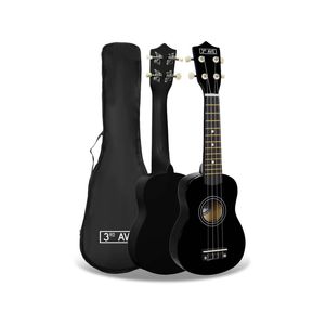 3rd Avenue Soprano Ukulele - Black
