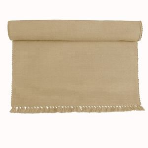 Hoydu Set of 2 - Cotton Ribbed Placemats - WARM SAND