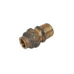 Brasshards 15FL x 15MI Brass Male Flared Compression Union